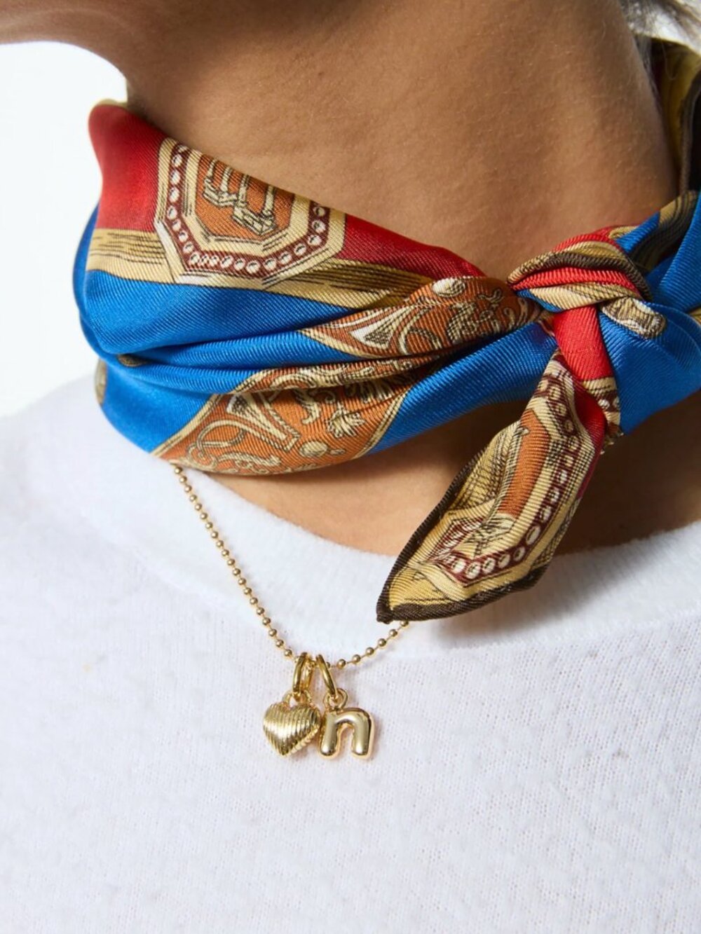 BEST Roxanne Assoulin The Itsy Bitsy Baby Bead Charm Necklace Polished Gold - Picture 2 of 4